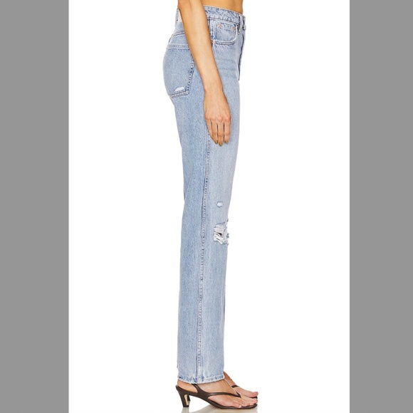 NEW GRLFRND Sara Super High Rise Slim Straight Jeans NEW 24 - Picture 3 of 5